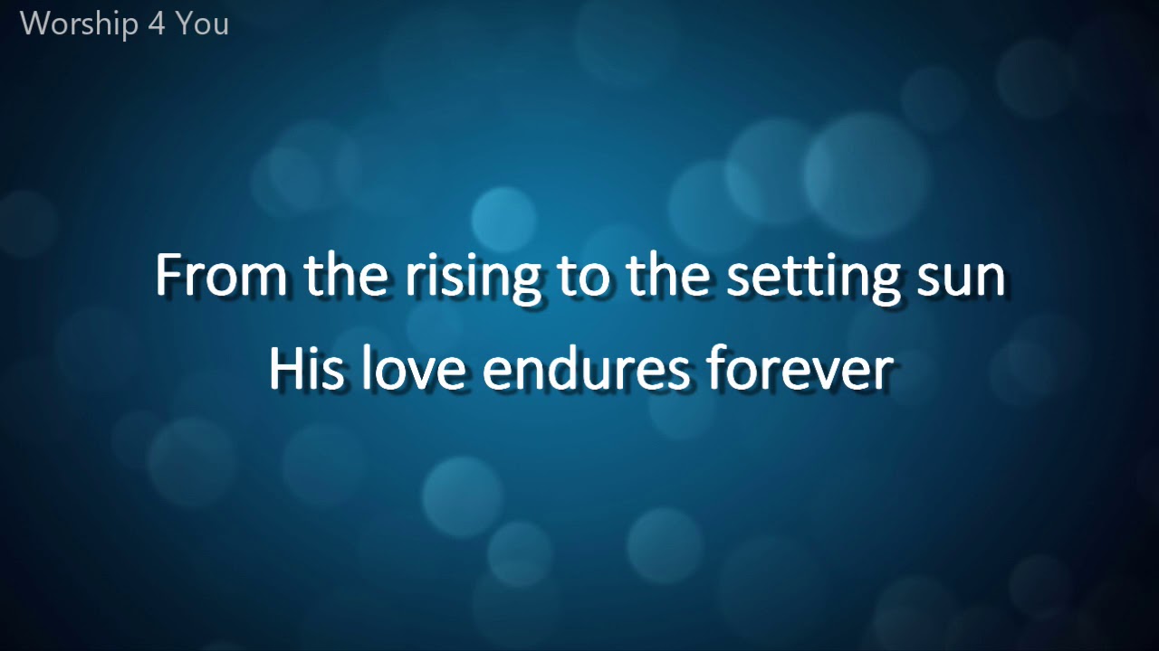 Chris Tomlin Forever Lyric Video HD YouTube