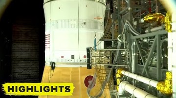 NASA SLS Artemis Rocket Retract Test! Watch it here