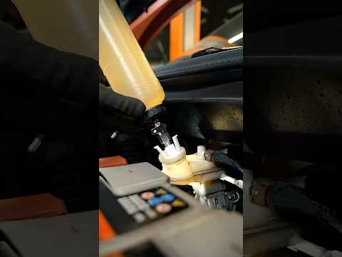 Wie man die Bremsflüssigkeit wechselt 🧑‍🔧 #brakesystem #howto #replacement #change #brakefluid