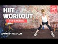 40 Minute HIIT Workout with One Dumbbell 9 calorie burning moves!