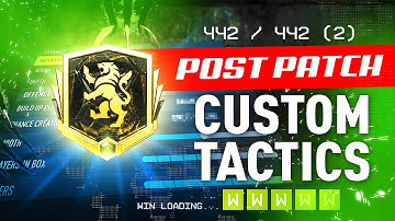 My Best RANK 1 / ELITE Custom Tactics *POST PATCH* - 442 / 442 (2) - FIFA 22 Ultimate Team