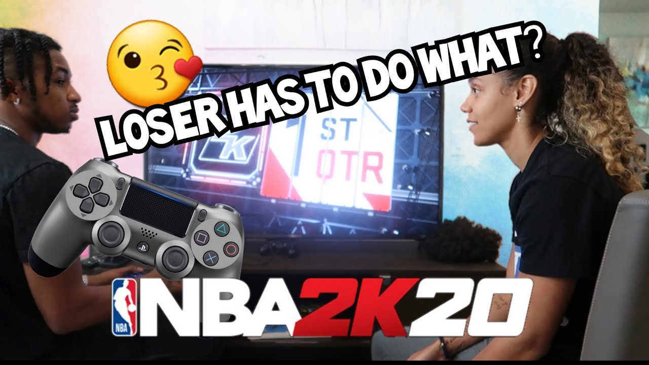 1V1 AGAINST DDG IN NBA2K20-Whoever wins gets a kiss!
