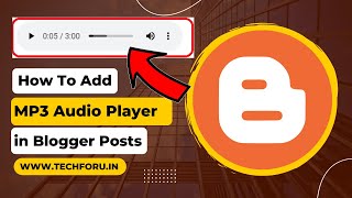 How To Add Audio File To Blogger Website (2024) | How To Add MP3 Audio Player In Blogger | Hindi screenshot 4