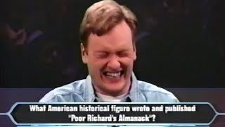 Conan On Who Wants To Be A Millionaire 1999 Late Night With Conan Obrien