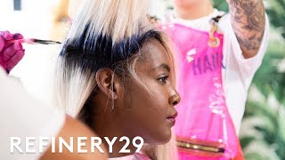 I Dyed My Blonde Hair Cardi B Blue Hair Me Out Refinery29