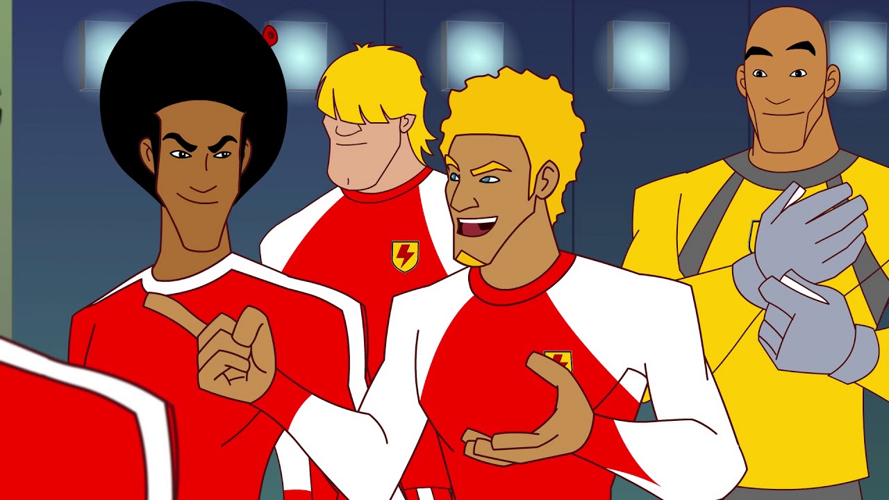 Supa Strikas   S05e54   Lhomme qui porte le masque de Iron Tank  Dessins Anims Pour Enfants