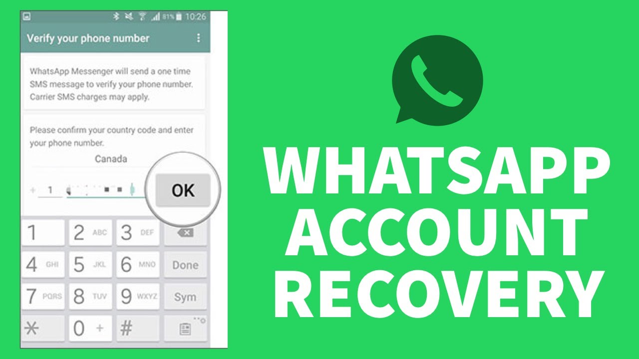 Whatsapp Account Recovery 2021 How To Resetretrieve Whatsapp Password