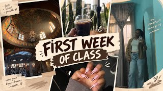 First week of class 