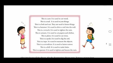 ENNUM EZHUTHUM TERM 3 ENGLISH THB CLASS 1 2 3 LESSON 6 TOOLS🎤