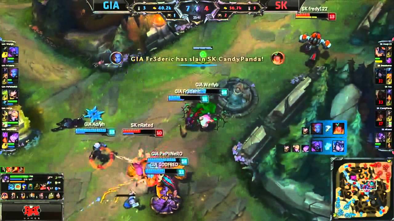 GIA vs SK EU LCS Championship series Summer Split 2015 W2D2 Giants vs SK Gaming game highlights