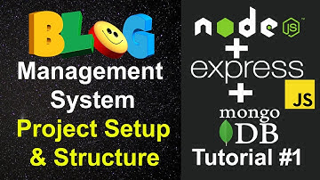 Blog Management System #1 - Project Setup in Node JS, Express JS, and MongoDB in Node JS in Hindi