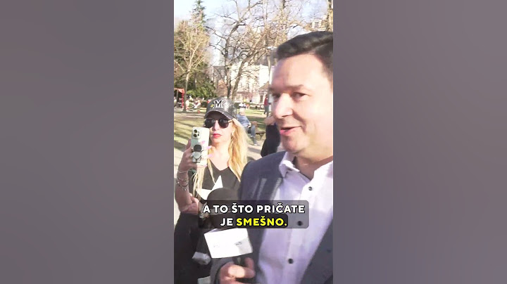 Nemanja Šarović - Izgled vam je zastrašujući a to što pričate je smešno!