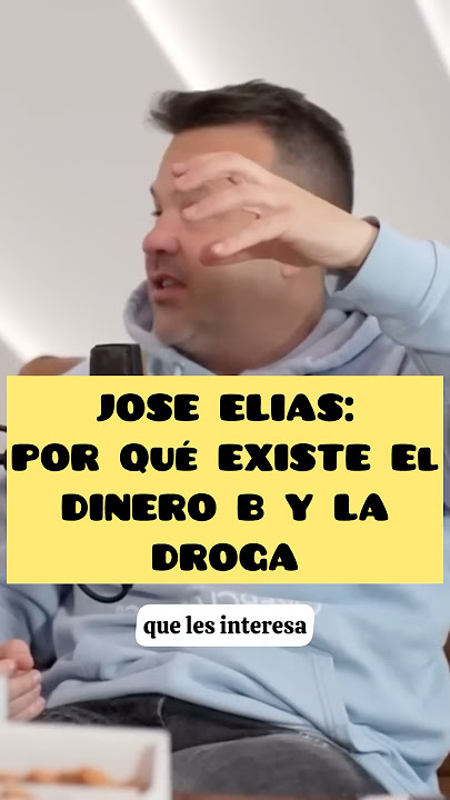 Jose Elias: Why Black Money and Drugs Exist #joseelias #business #investment