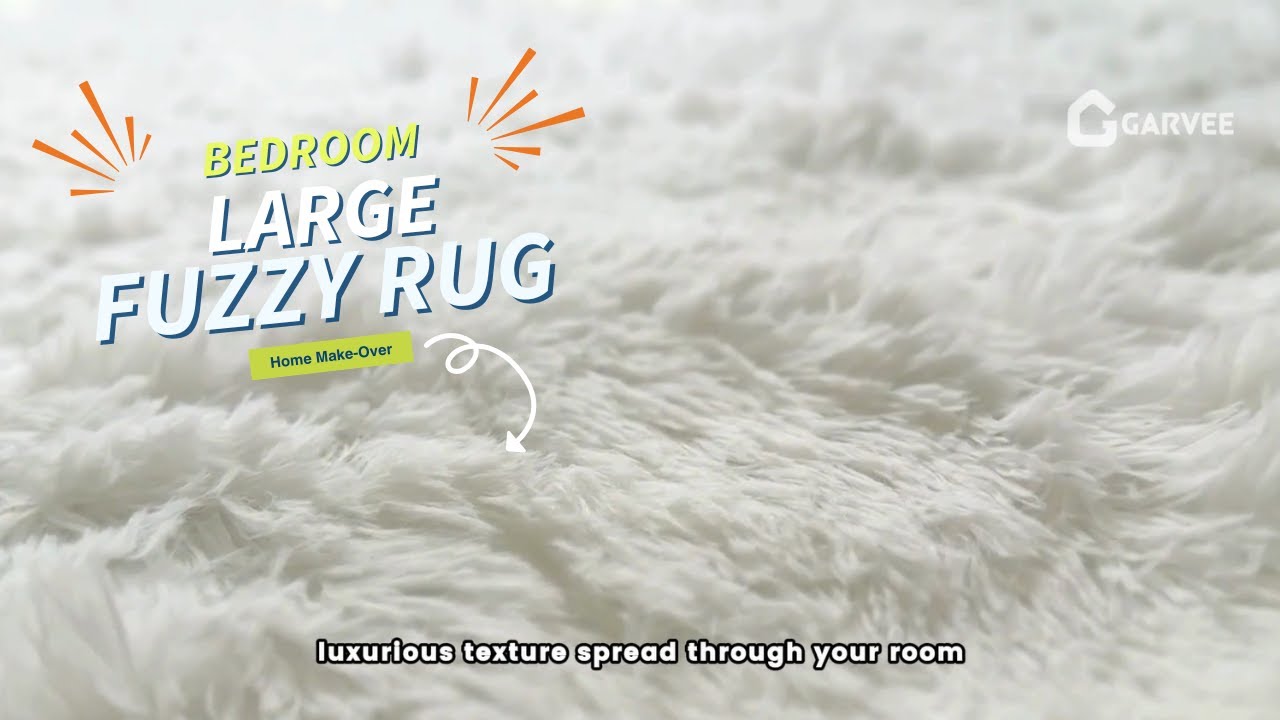 This Fuzzy Rug Feels Like In The Cloud! Garvee Soft Carpet Unboxing & Review.