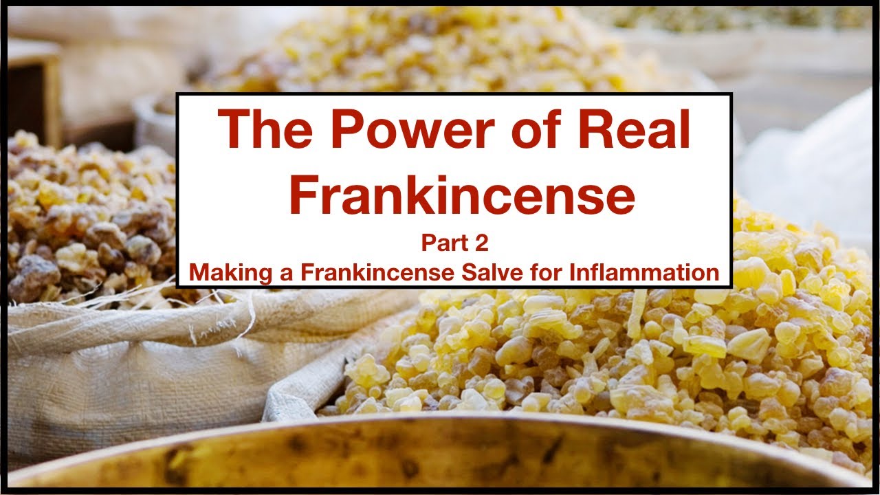 Frankincense Salve for Joint Pain YouTube