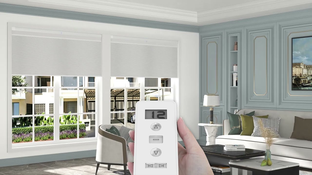 How to Use, Keego Motorized No Drill Day and Night Cellular Blinds