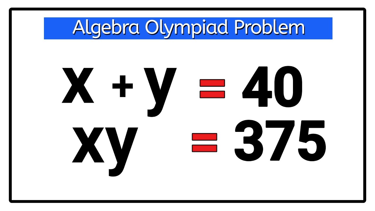 A Nice Algebra Math Simplification || Math Olympiad - YouTube