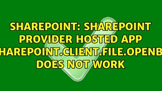 Famous Sharepoint provider hosted app Microsoft.SharePoint.Client.File.OpenBinaryDirect does not work Profile