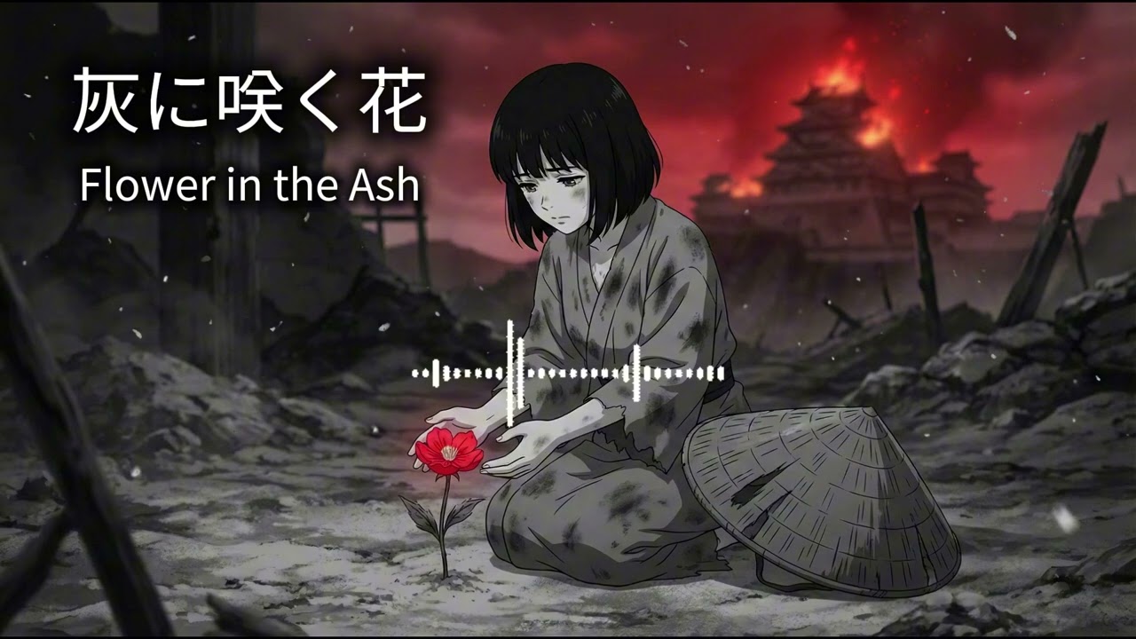 【アニメED風】灰に咲く花｜泣ける女声ピアノバラード（オリジナル曲／歌詞付き）