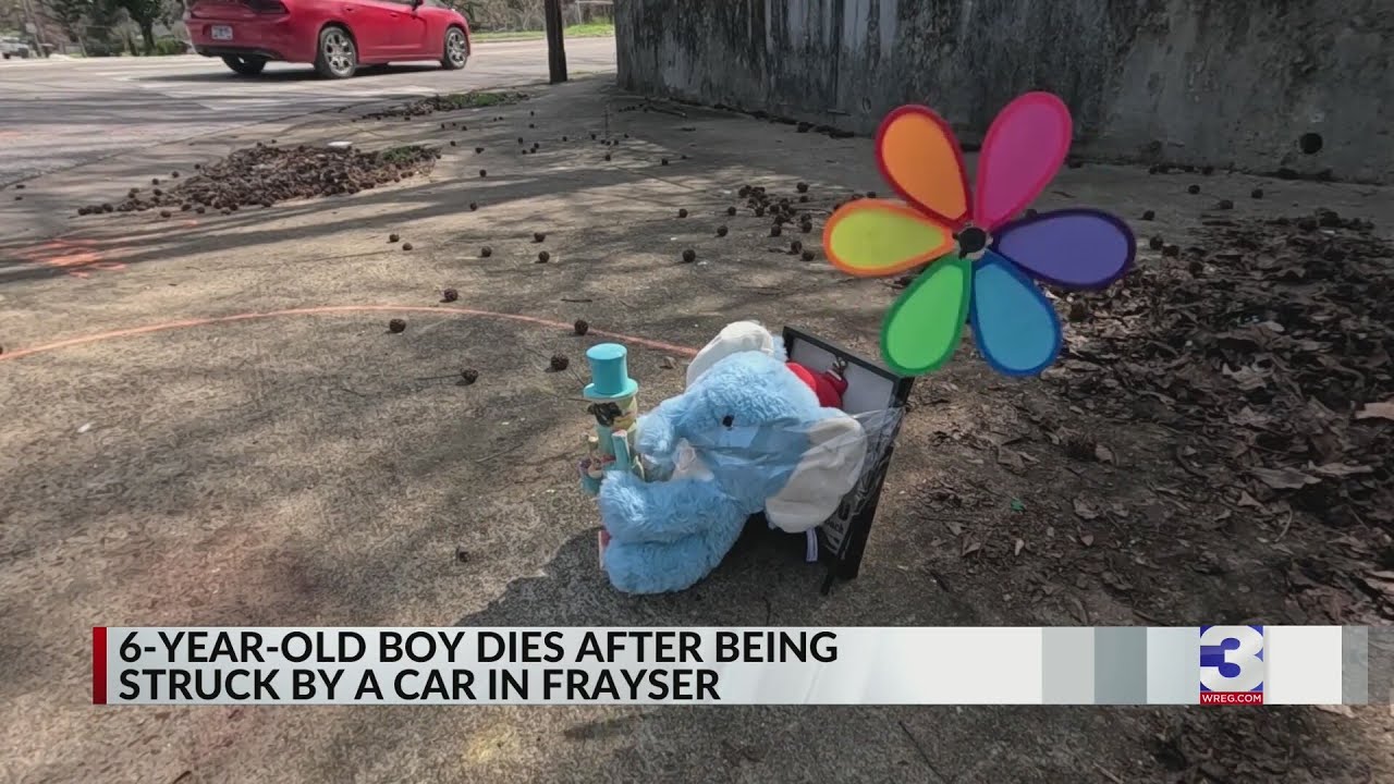 Driver arrested after 6-year-old fatally struck by car in Frayser - YouTube