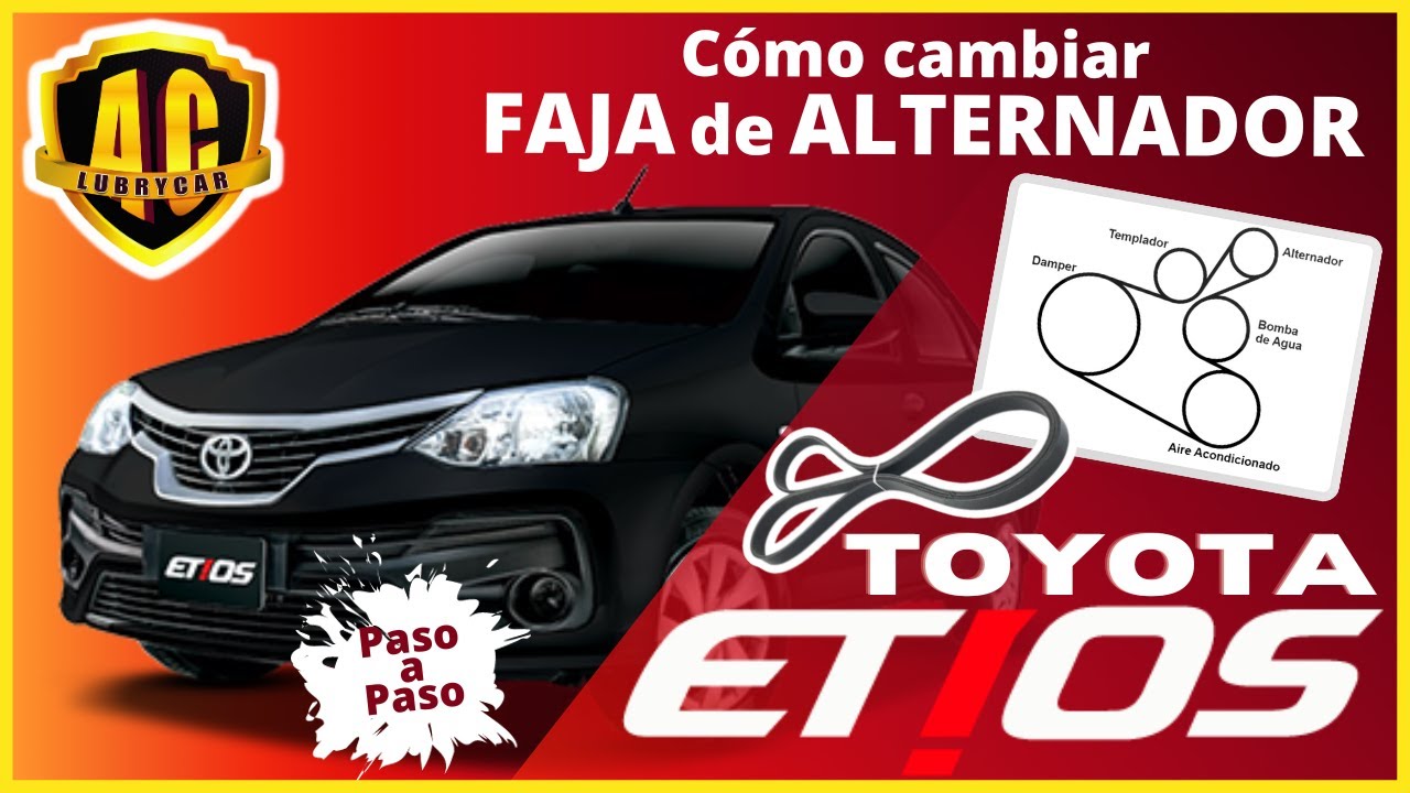 COMO CAMBIAR FAJA DE ALTERNADOR EN TOYOTA ETIOS