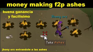 money making f2p ashes OSRS español screenshot 5