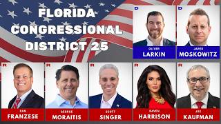 7 candidates battle for Florida's newly drawn District 25 congressional seat