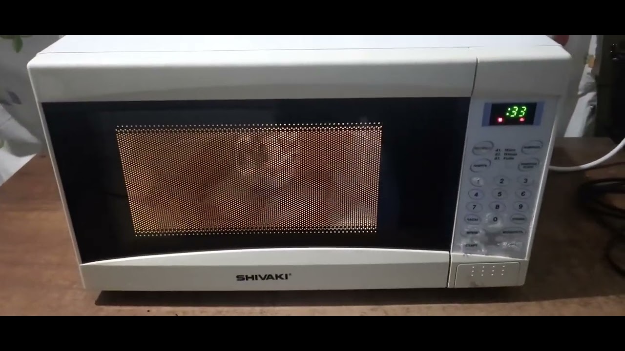 Shivaki Countertop Microwave - Demonstration - YouTube