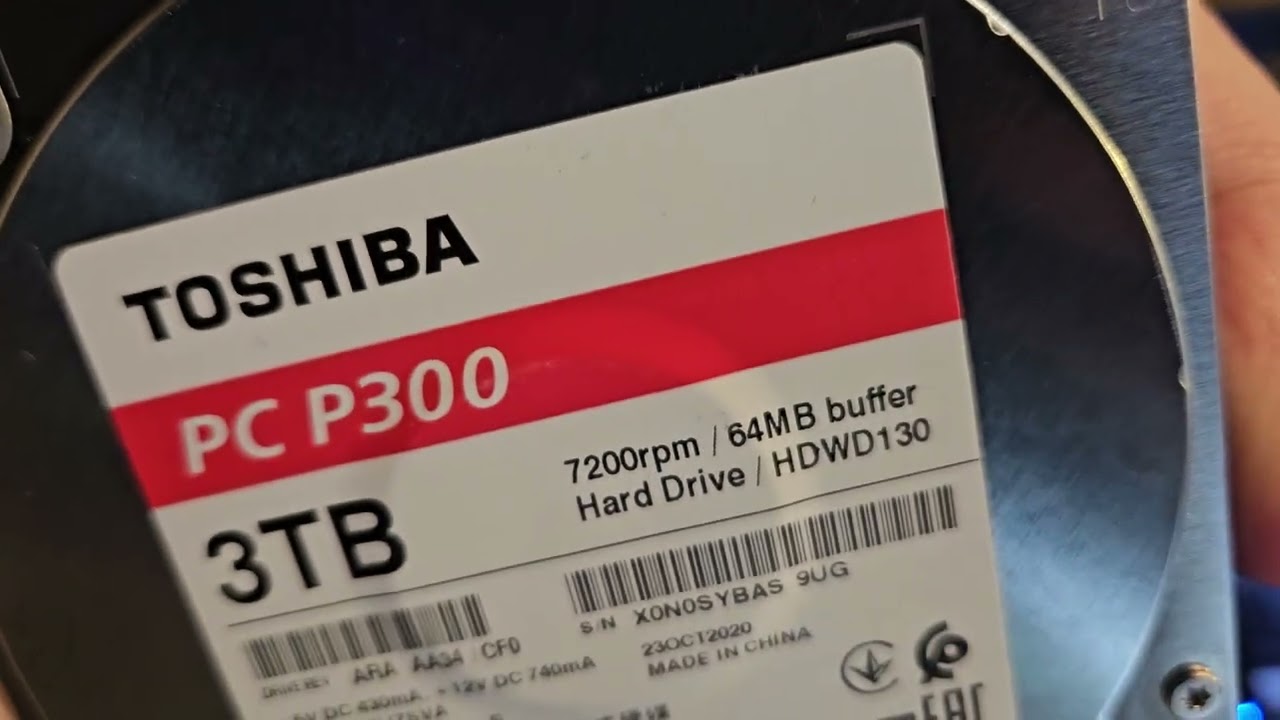Совершенно новый жесткий диск Toshiba 3 ТБ — всего один клик!