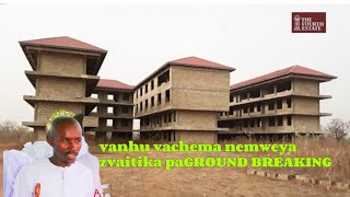 Ground Breaking ceremony in village!!! Vanhu vachema nemweya mutsvene #gospel music 