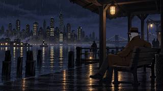 The City Looks Quieter From Here | Dark Jazz Noir for Deep Focus & Late Night Work