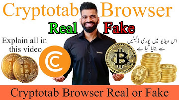 Cryptotab Browser Real or Fake all Details in Urdu /Hindi 2021