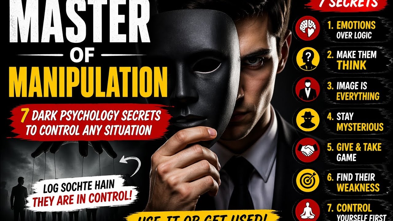 7 Dark Psychology Tricks That Control Your Mind (Must Watch) - YouTube