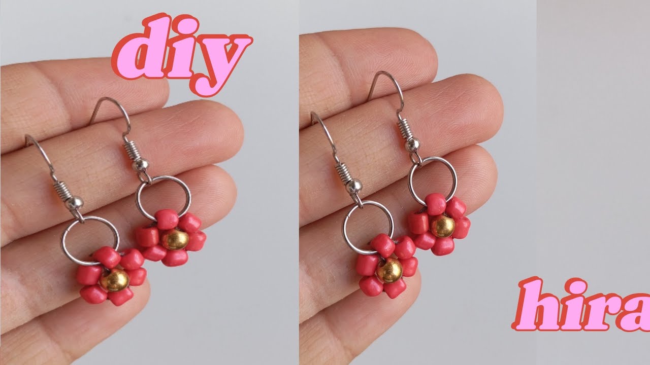 Evde güzel bir kupe yapımı 🌿🤩Making a beautiful earring at home💯💯💯