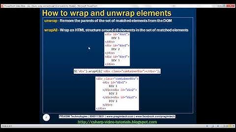 jQuery wrap elements
