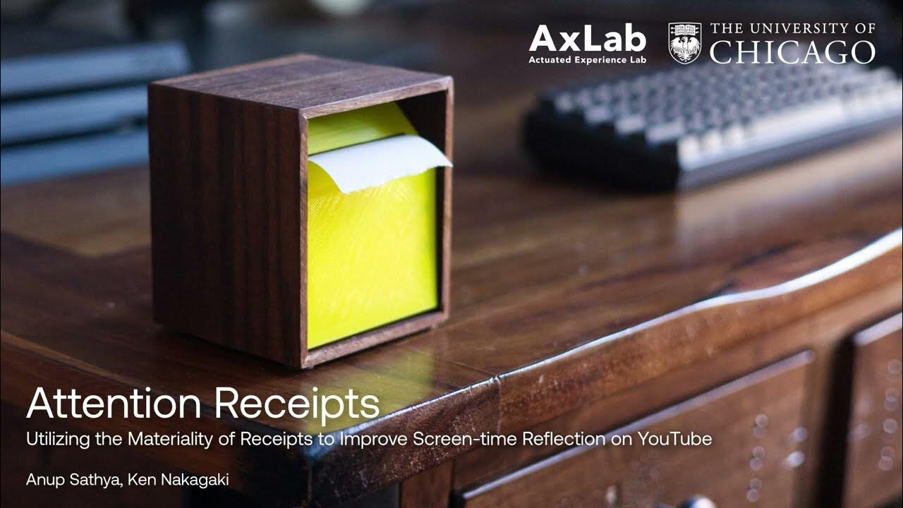 Attention Receipts Utilizing Materiality of Receipts to Improve Screentime Reflection [CHI2024