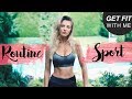 Ma routine sportive get fit with me 2  sleepingbeauty