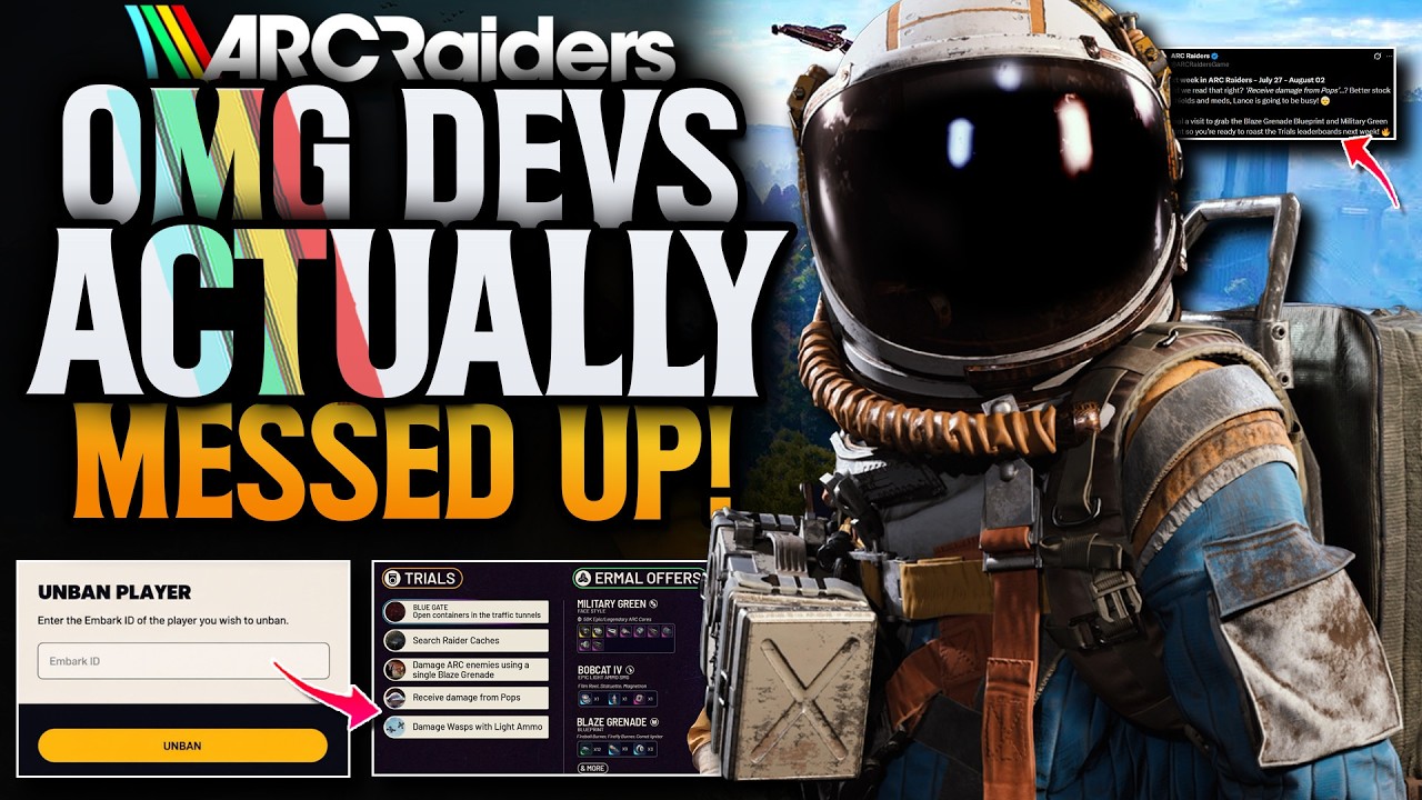 ARC Raiders Weekly Update! & Cheaters Have New Unbanning Tech!