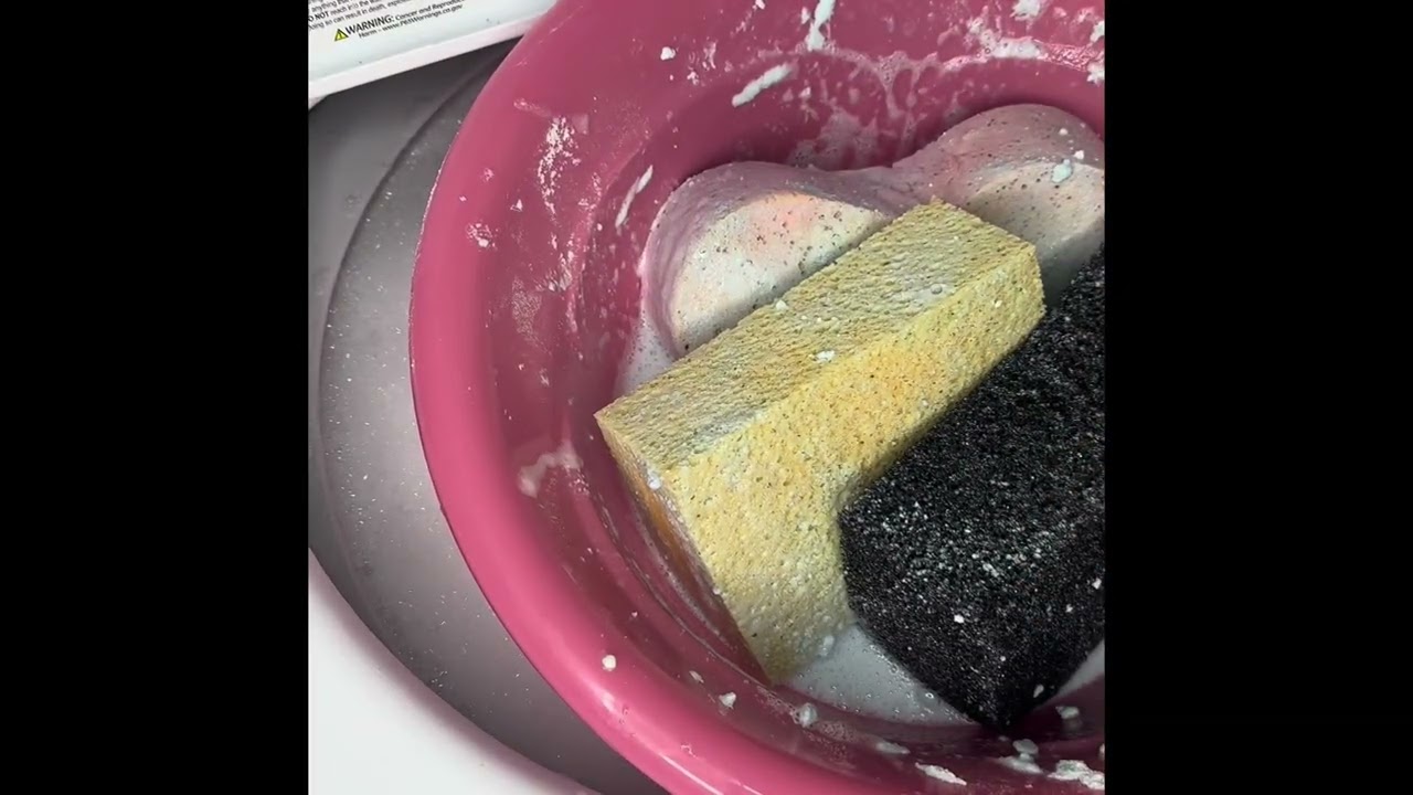 Paste Dump w/ a soak sponge prep 