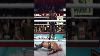 oba femi ends The Rock's reign in WWE: A Match of Titans - Full Match wwe2k26 #shortvideo
