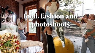 VLOG: getting settled, lunch recipe, photoshoots & mini try-on haul