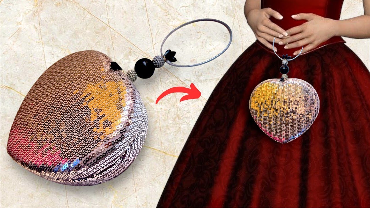No One Can Guess How I made This Purse 🤫 | DIY Princess Purse | DIY Heart purse