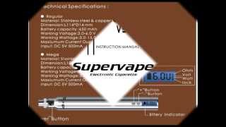 http://supervape.co.uk eGo v v3 user manual