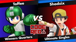 Code Red 63 WQ - Toffee (MegaMan) Vs. Shadzix (PokemonTrainer)