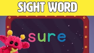 Famous SURE - Let's Learn the Sight Word SURE with Hubble the Alien! | Nimalz Kidz! Songs and Fun! Profile