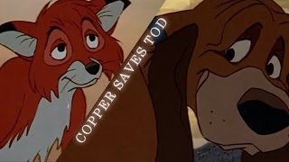The Fox And The Hound - Copper saves Tod HD