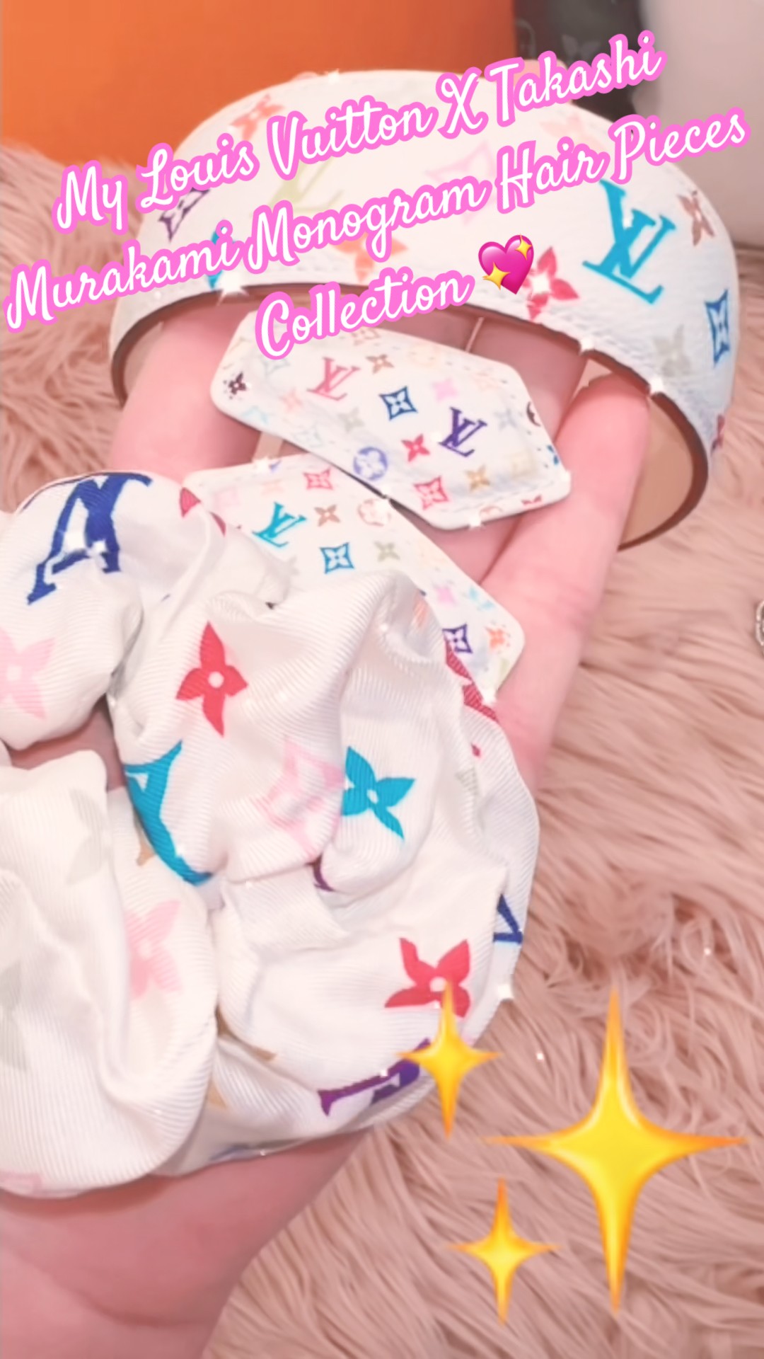 My ‪@louisvuitton‬ X Takashi Murakami Monogram Hair Pieces
