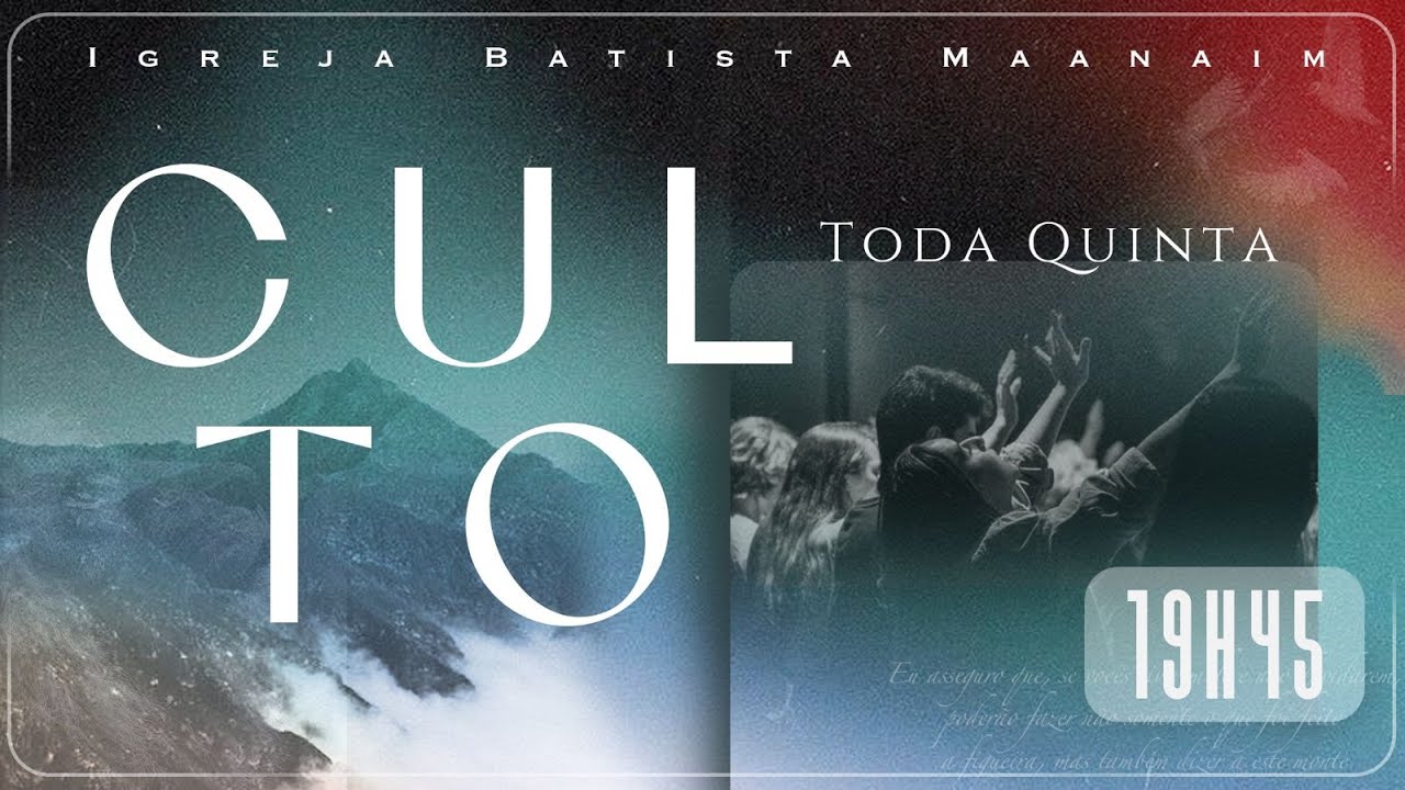 CULTO DE CELEBRAÇÃO - 27/03/24(19:45)