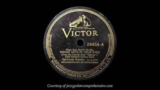 Gertrude Niesen (1933) FIRST RECORDING [SMOKE GETS IN YOUR EYES]