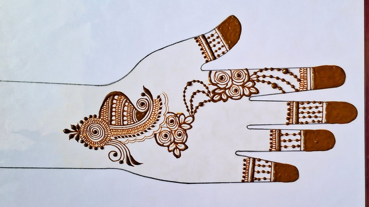 Beautiful arebic mehndi design 🌸🍃 | Mehndi by Darshna | 